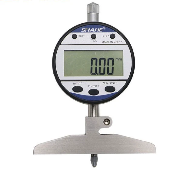 Digital Indicator Depth Gauge Metalworking Vertical Measurement Tool 0-100mm