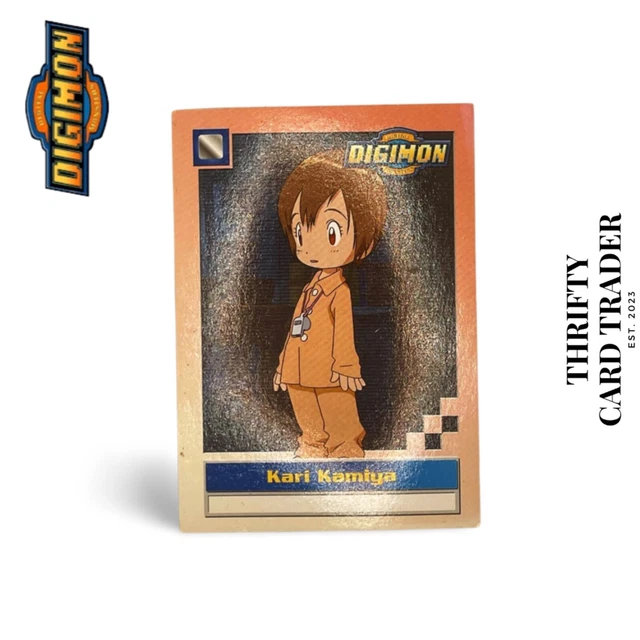 Lightly Played Digimon CCG Cards Digimon Battle Series 1 & 2 Trading Cards  (1999 Bandai)  Lightly Played, Various Cards, Ungraded Digimon Card Box