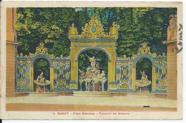CPA 54- Nancy - Place Stanislas - Fountain Of Neptune
