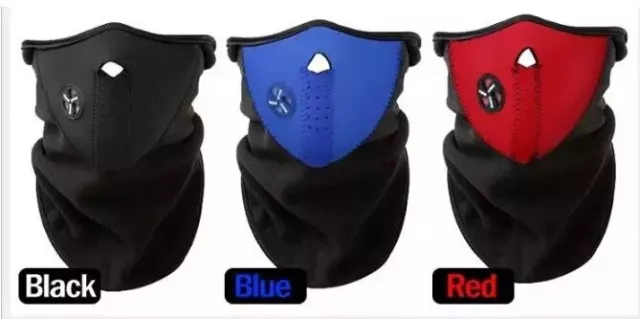 Bike Motorcycle THERMAL SKI Face Neck Cover Warmer Neoprene Mask Balaclava Sport