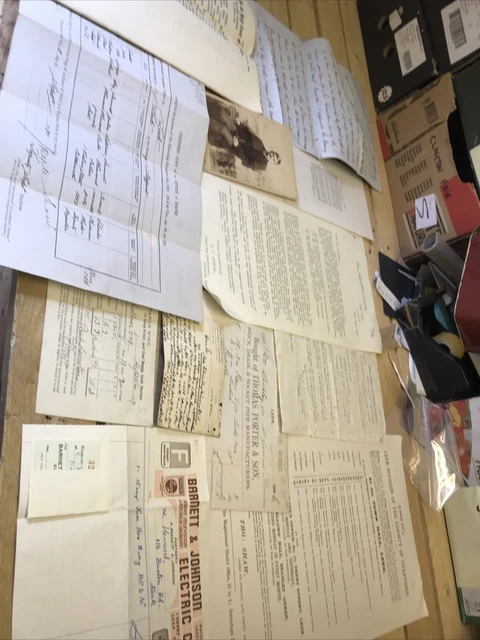Staffordshire Documents Leek  War Salvage Notice, Howard Birth Certificate Etc