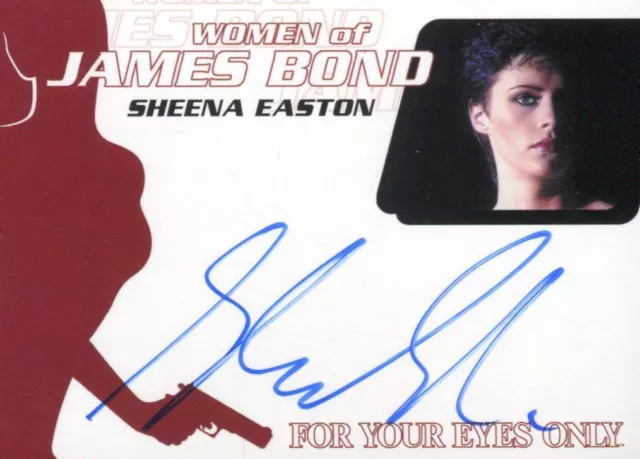 James Bond Archives 2014 Edition Sheena Easton Autograph Card WA58