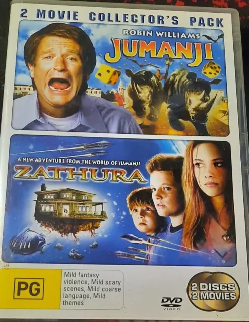Jumanji/Hook/Zathura - A Space Adventure (DVD), Used, 5050582520156