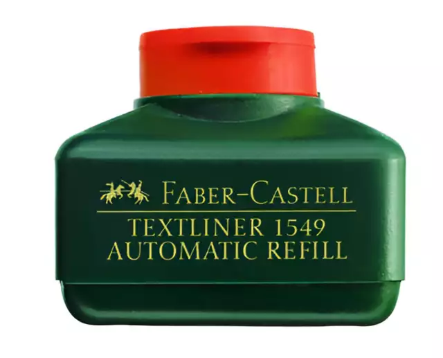 Faber-Castell 1549 Refil orange (265 € pro l) Textmarker 48 Nachfülltinte 30 ml