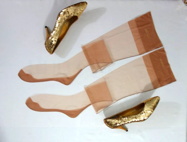 Bas Couture Exciting 15 Deniers - Teinte Peau Bronzée, Taille 3 (9½) - Neuf Avec étiquettes