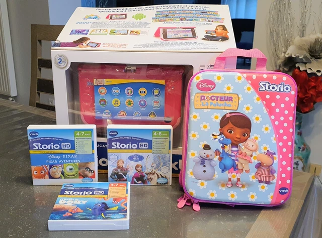 VTech Tablette STORIO Max 2.0 Bleue + Etui de Protection Bleu