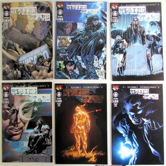 Rising Stars Lot of 6 #11,12,14,16,18,19 Image (2000) Comic Books