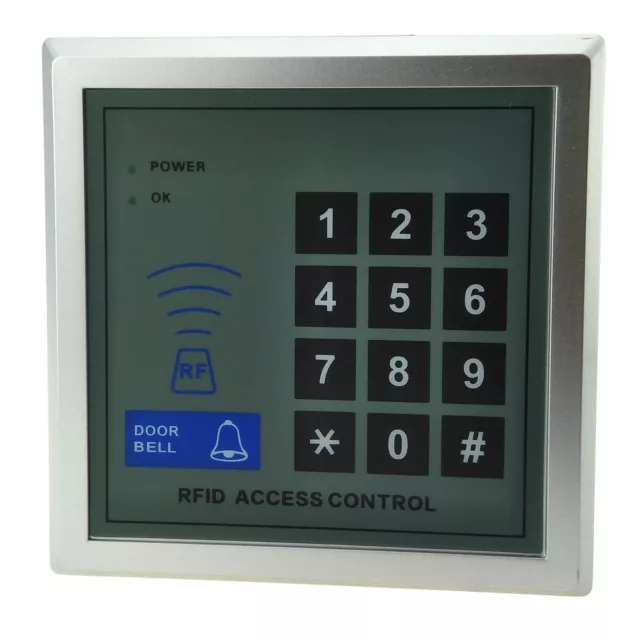 Door Access RFID Card Tag Reader Password Keypad Security Entry Control System