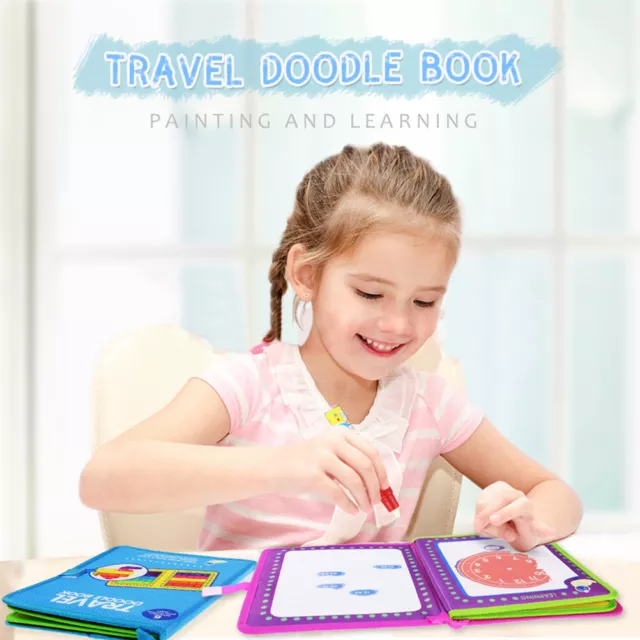 Water Coloring Book Paint With Water Books Mess-free Painting For