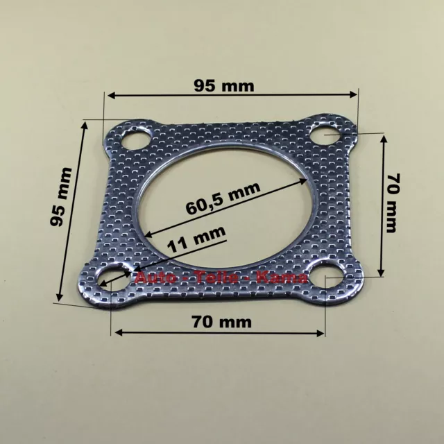 Dichtung für  Audi , Seat , Skoda , VW , Abgasrohr , Abgaskrümmer , Flex , Kat.