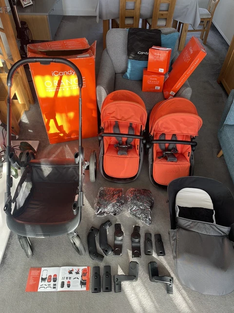 icandy orange double pram