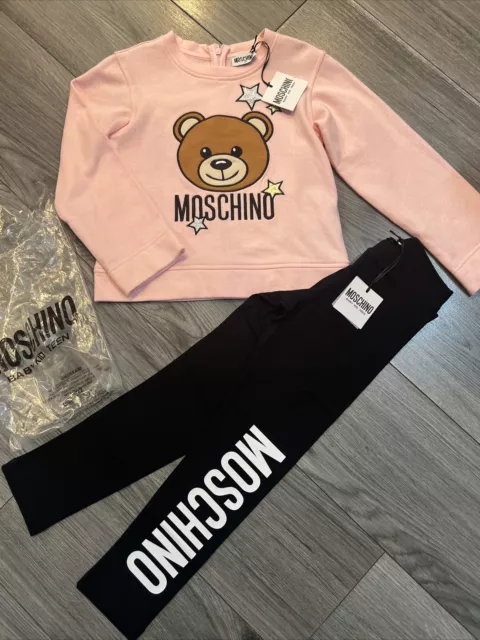 Maglione e leggings Moschino per bambina 6 anni NUOVO CON ETICHETTE 🙂