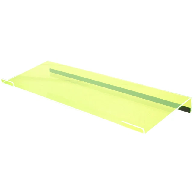 Support Clavier Incliné En Acrylique - Ergonomique, 43x14.5x3.8 Cm, Avec Repose-poignet Antidérapant Pour Bureau Ou Maison