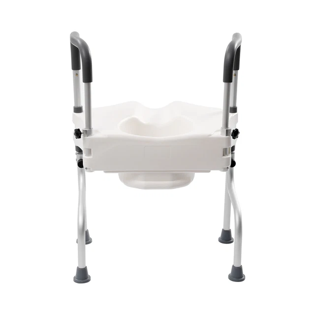 Sollevamento sedile WC con braccioli rialzo WC accessorio WC regolabile nuovo 3