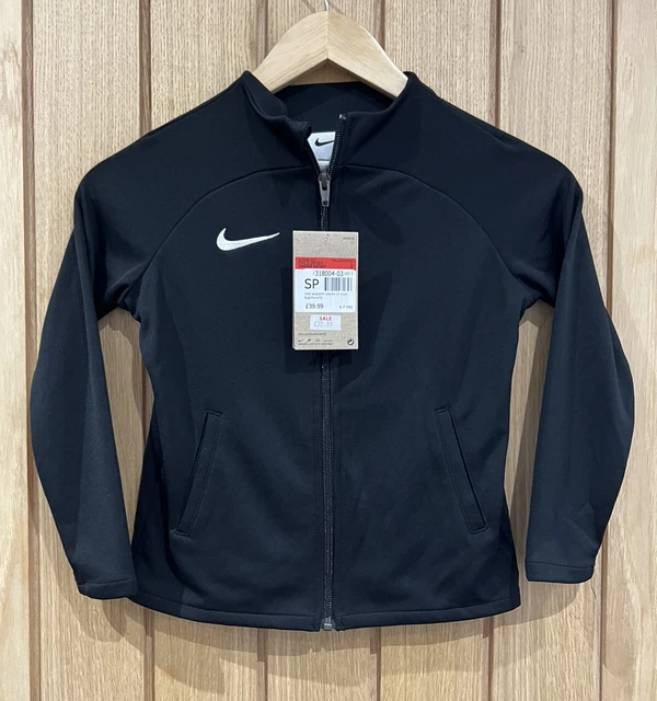 Giacca warm up Nike Academy bambini nera età 6-7 anni nuovissima originale prezzo disponibile £39,99 #o4