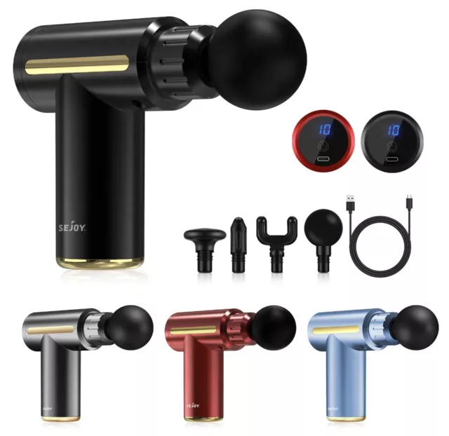 Massage Gun 10 Speed Deep Tissue Percussion Massager Muscle Vibrating Gift