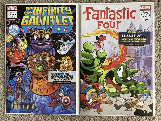 Amazing Spider-Man 19 & 23 Nm- Disney100 Variant Set What If? Marvel Comics 2023