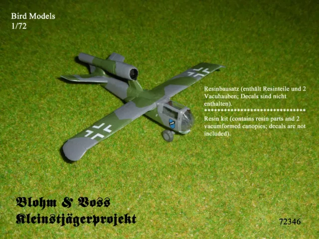 Blohm & Voss Kleinstjägerprojekt   1/72 Bird Models Resinbausatz / resin kit