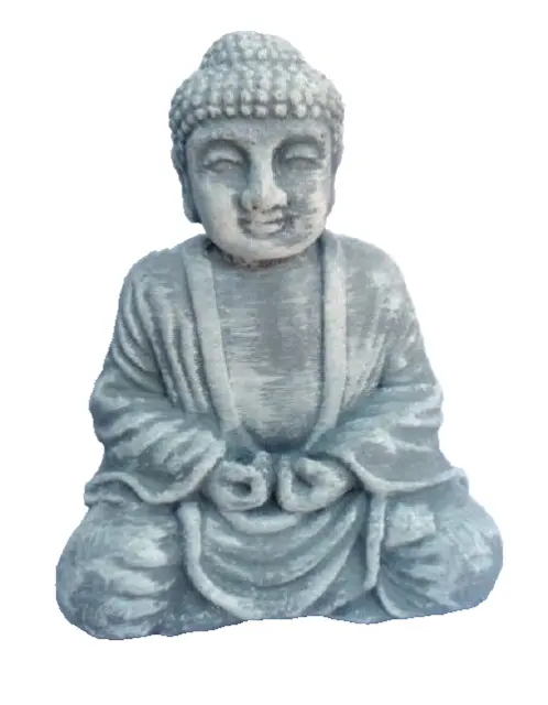 Latex Buddha mold plaster concrete casting garden mould 3.5"H x 2.5" W