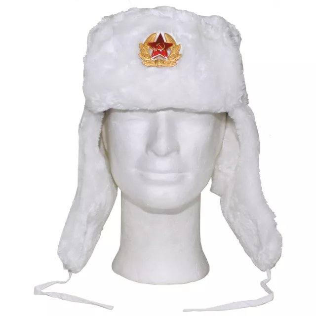 Russische Fellmütze Uschanka XS-XL, Pelzmütze Schapka Armee Wintermütze Russland