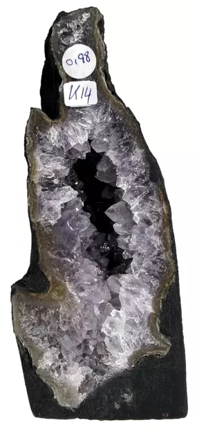 Achatgeode Amethyst  Druse Kristall Edelstein Achat Geode Bergkristall Quarz