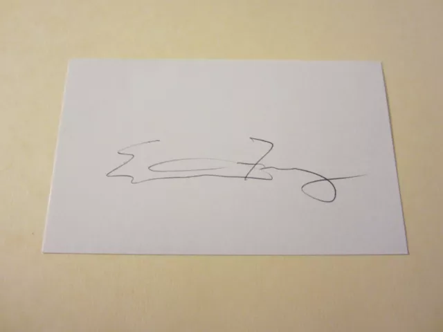 Elizabeth Franz Actress Autographed Signed 3X5 Index Card "Thinner" "Roseanne"