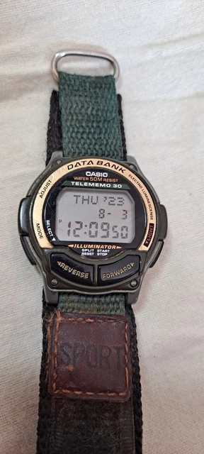 VINTAGE CASIO 1600 DB 34H TELEMEMO 30 DB 34H WR 50M Illuminator 1990 s Boxed. 34.99 PicClick UK