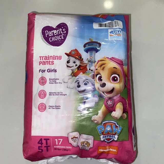 VINTAGE 2018 PAW Patrol Girls Pull Ups 4T-5T ABDL $39.00 - PicClick