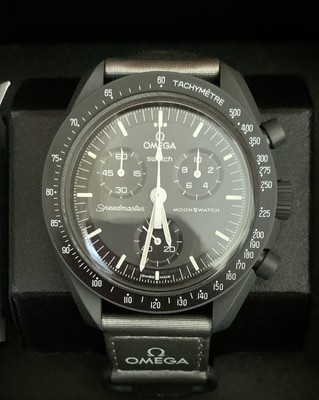 OMEGA X SWATCH Moonswatch Mission to Mercury S033A100 Bioceramic Â£343.81 - PicClick UK