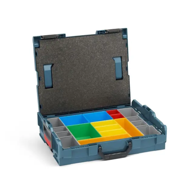 Bosch Sortimo L-BOXX 102 professional blau + Einlage Insetboxenset Sortierboxen