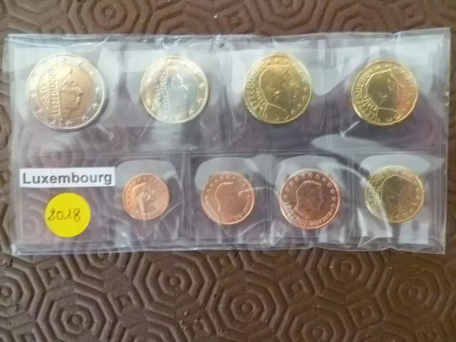 SERIE EURO LUXEMBOURG 2018 8 pièces  -- 1ct à 2€ -- NEUVES