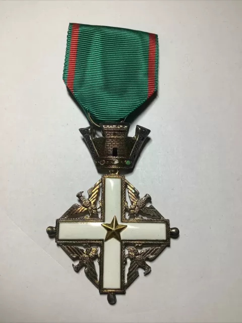 Italie - Ordre du mérite en vermeil - Médaille militaire medal order