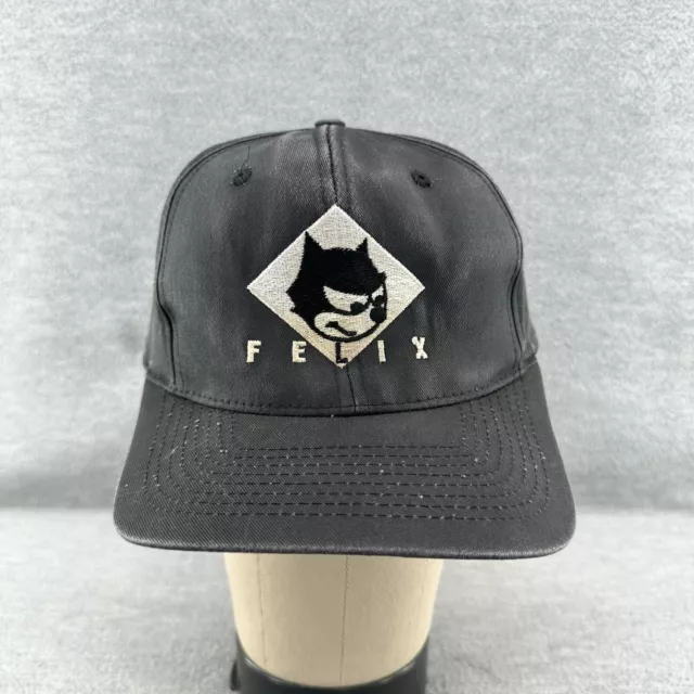 FELIX THE CAT- Angry Face Black Rare Snapback One Size Cap/Hat (Q3)