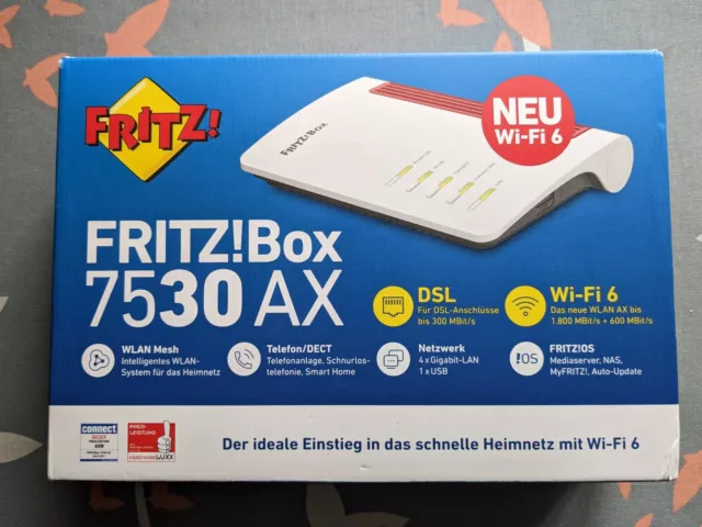 Fritz!Box 7530 AX mit Rechnung vom 25.10.2022