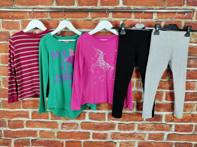 Girls Bundle Age 5-6 Years Next Gap Long Sleeve Top T-Shirt Leggings Kids 116Cm