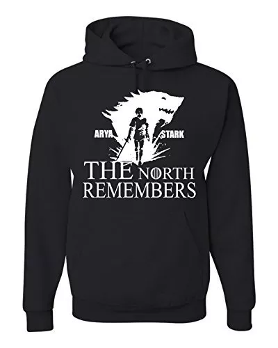 The North Remembers Arya Unisex Hooded Sweatshirt, GoT Inspired Unisex Hoodie