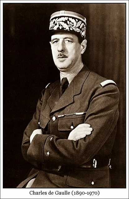 PHOTO PHOTOGRAPHIE, LE Général Charles de Gaulle cérémonie militaire