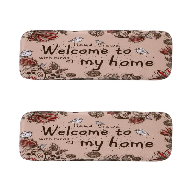 2x alfombras vintage para escalera cinta de rodadura almohadilla de rodadura lavable escalera de seguridad alfombra