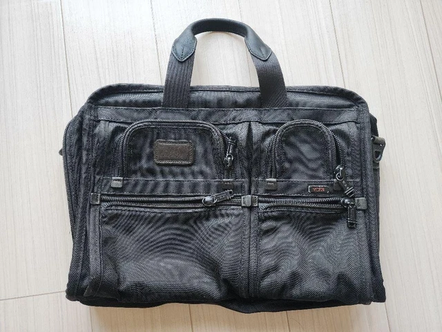 TUMI 26109DH ALPHA Series Briefcase Black Business Bag 2way