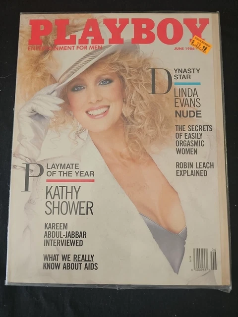 PLAYBOY JUNE 1986 'Linda Evans' From DynastyPictorial Resealed Complete