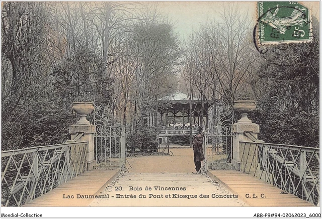 ABBP9-94-0768 - BOIS-DE-VINCENNES - lac daumesnil - entrée du  pont et kio