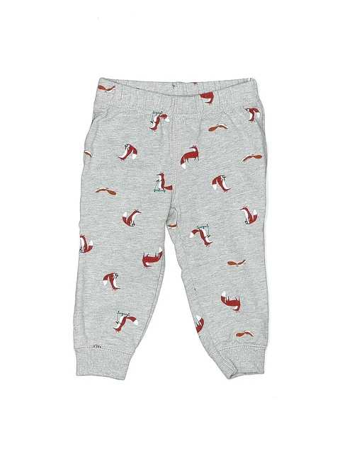 Carter's Boys Gray Casual Pants 12 Months