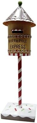 Cassetta Letterina Babbo Natale North Pole Express 40 cm con Supporto Christmas
