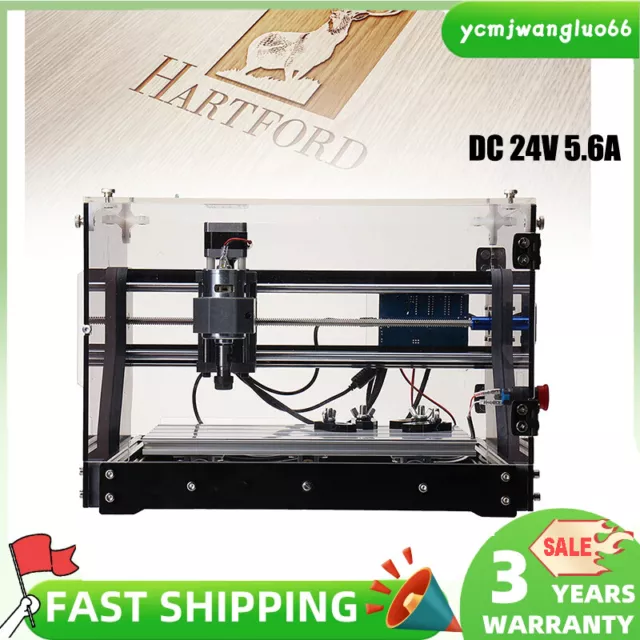 3Axis Desktop Mill Machine 3018-SE V2 CNC Router Engraver DIY Engraving Tool USB