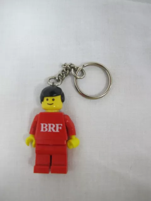 LEGO Portachiavi minifigure uomo abbigliamento rosso BRF