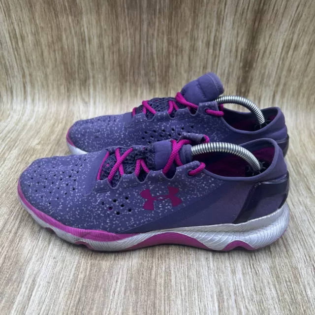 Under Armour Speedform Apollo Women’s Size 8 Shoes Sneakers Running Purple 3