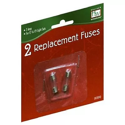 Replacement Fuse, For Old Christmas C7 & C9 Light Set, 7-Amp, 2-Pk. -101F-88