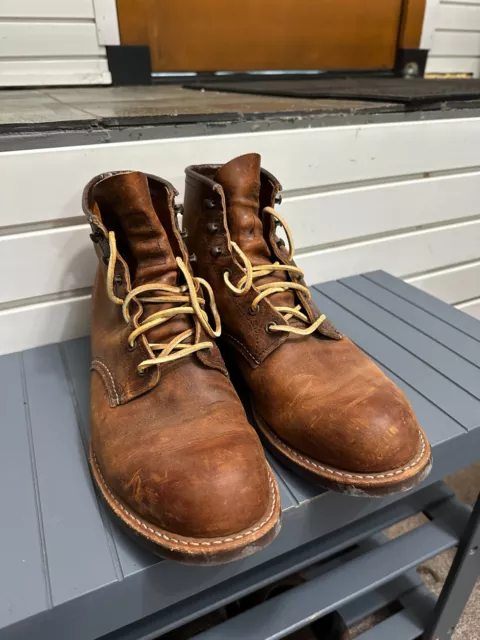 RED WING 3343 BLACKSMITH MEN'S BOOTS Size 11.5 Width D Copper USA