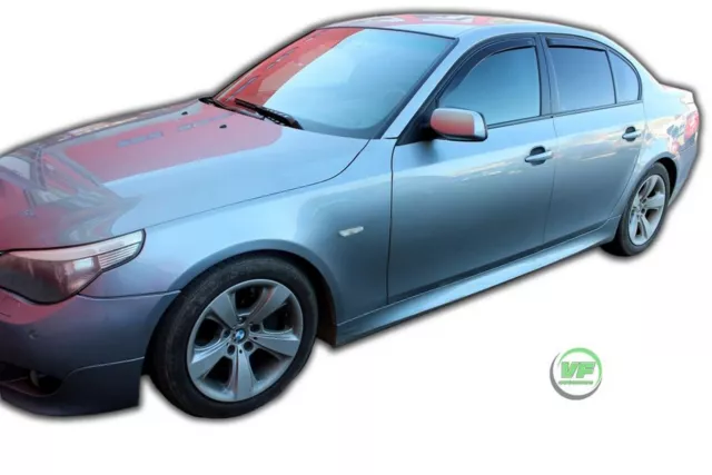 HEKO TINTED WIND DEFLECTORS for BMW 5 SERIES E60 4D SALOON 2004-2010 4pc 2