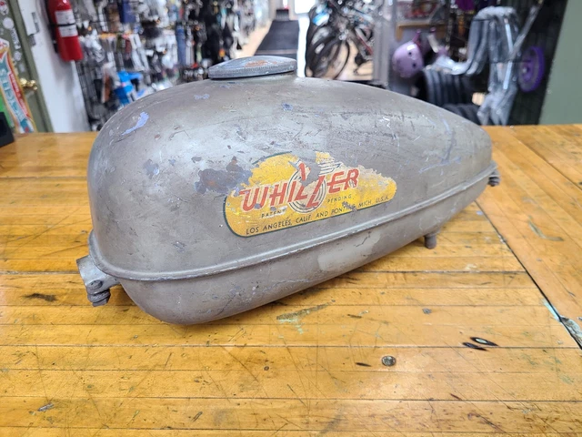 Original Whizzer  Gas tank Schwinn bicycle bike Fuel Great Patina Vintage OEM